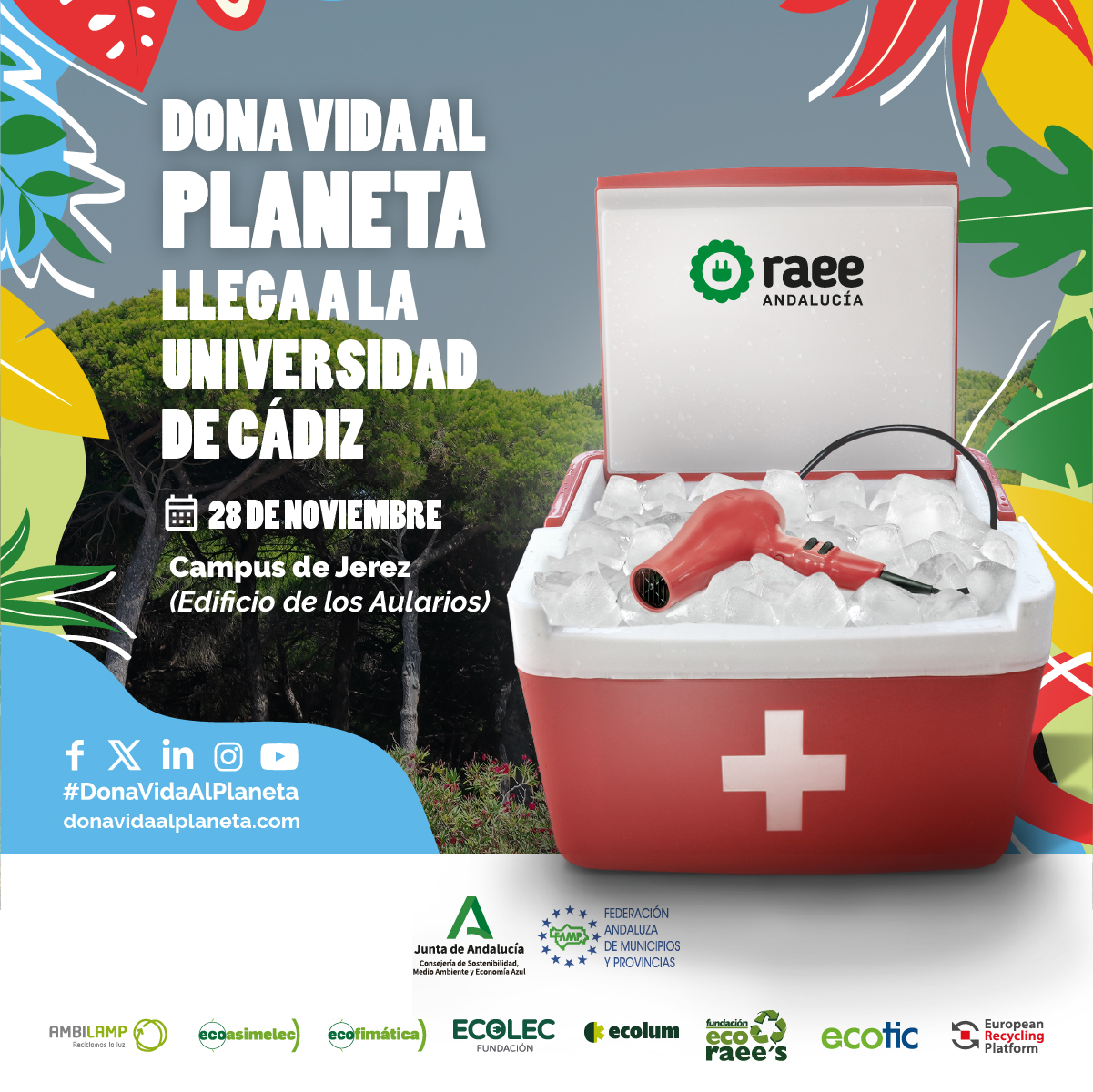 Vuelve a la Universidad de Cádiz una edición más la Campaña ‘Dona Vida al Planeta’