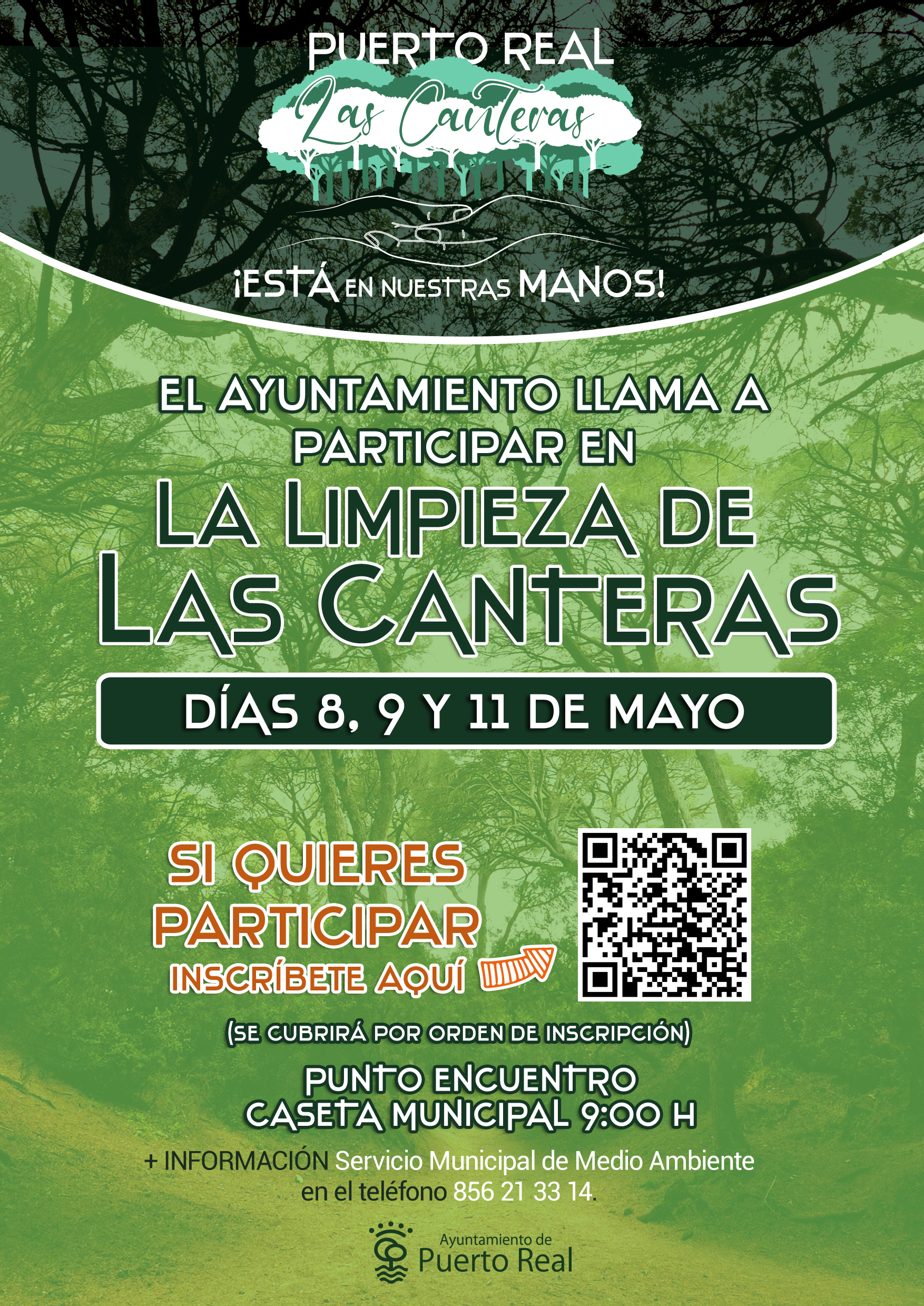 El Ayuntamiento de Puerto Real pide colaboración para limpiar Las Canteras