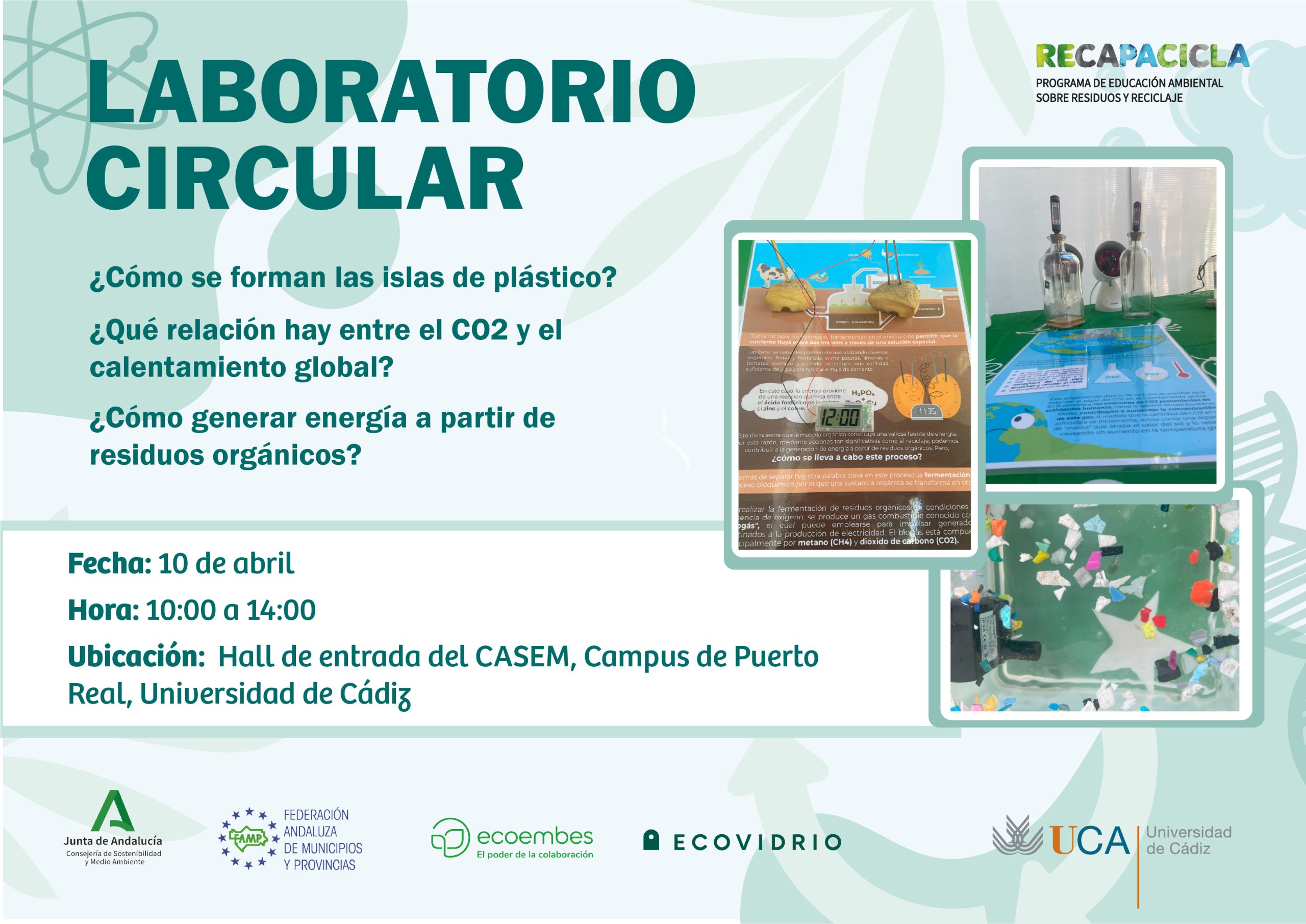 ¡Te esperamos en el Laboratorio circular de Recapacicla!