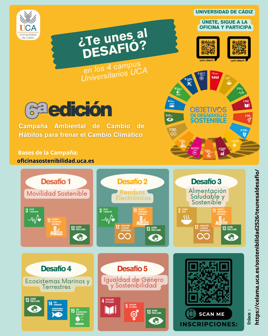 ¿Te unes una edición más al desafío de cambiar de hábitos para frenar el Cambio Climático?