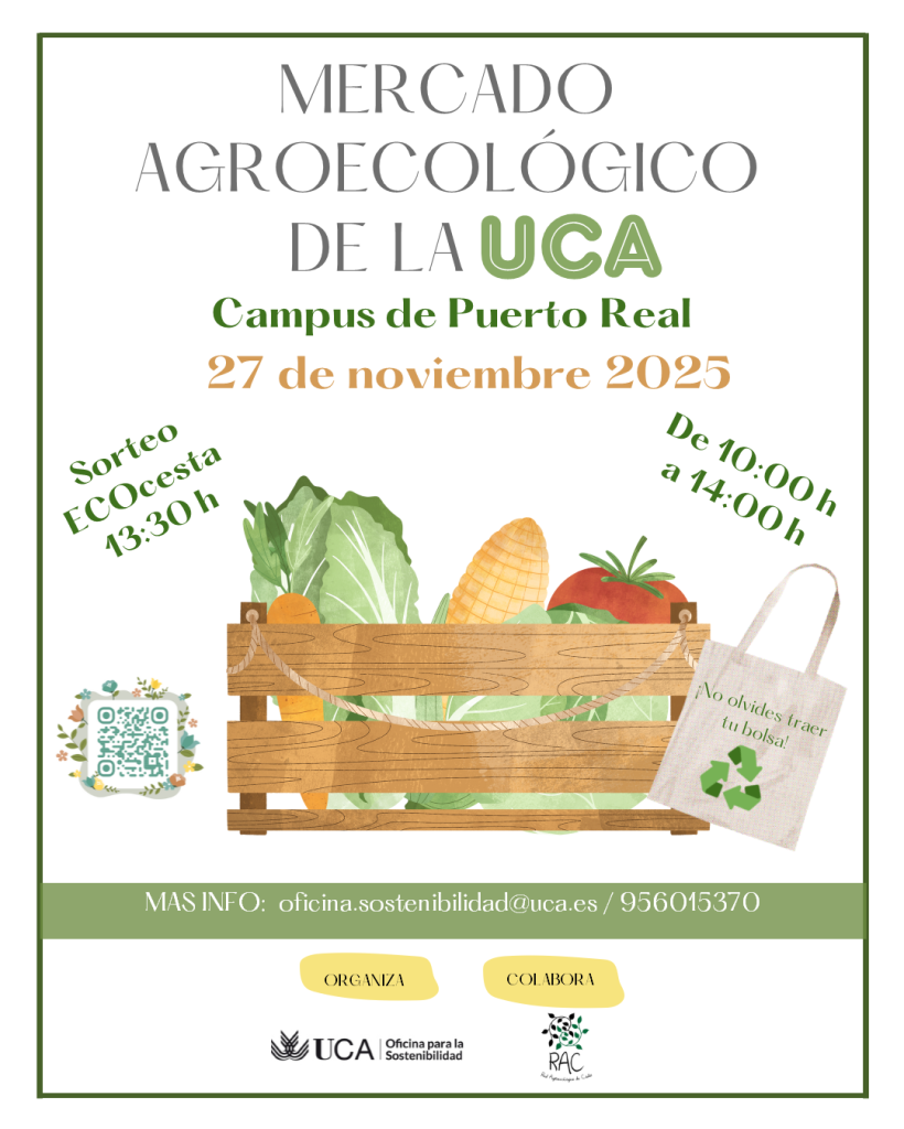 Vuelve el Mercado Agroecológico de la Universidad de Cádiz.
