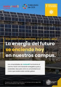 ¡La UCA impulsa la Energía Limpia con el nuevo Calendario ODS de MetaRed S!