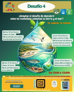 ¿Aceptas el desafío de descubrir como los humedales conectan la tierra y el mar?