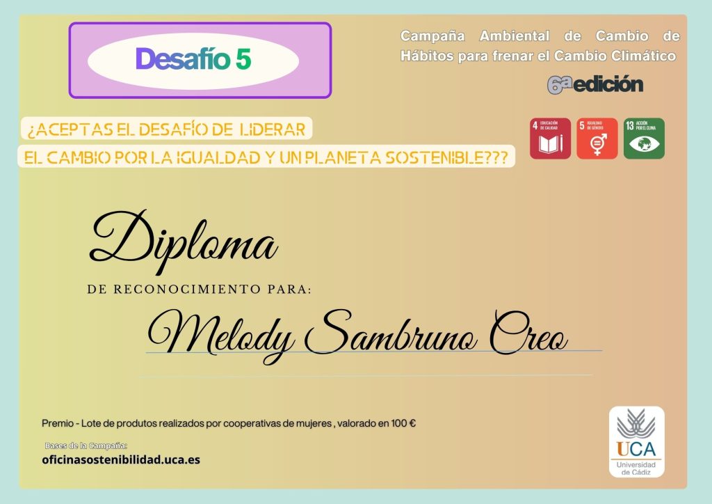 ¡La UCA celebra el Día Mundial de la Salud premiando el compromiso de su alumnado con la igualdad y la sostenibilidad!