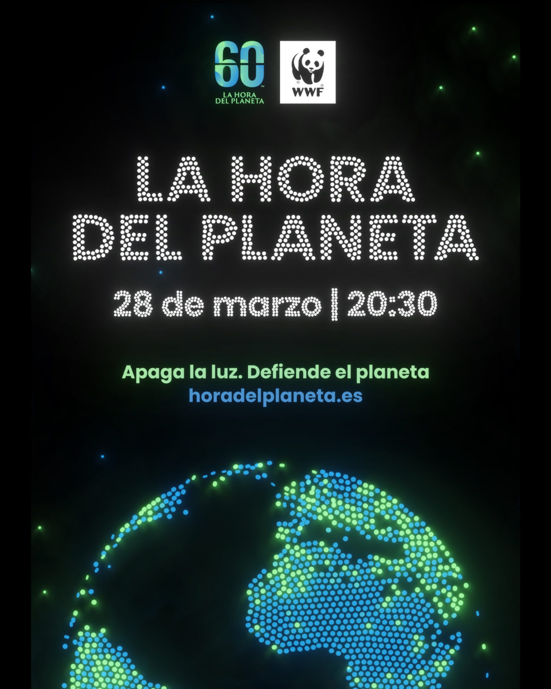 La Universidad de Cádiz se une un año más a la “Hora del Planeta” en favor del clima