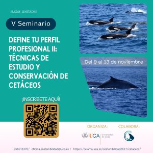 Impulsa tu perfil profesional: IV Edición del Seminario de Cetáceos y Fauna Marina